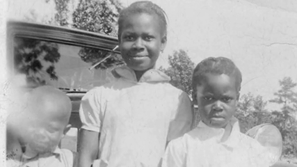 Gladys as a child