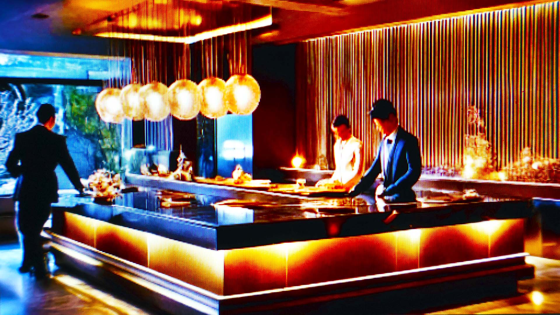 Cliente du Vantra profitant d'une activité jetski