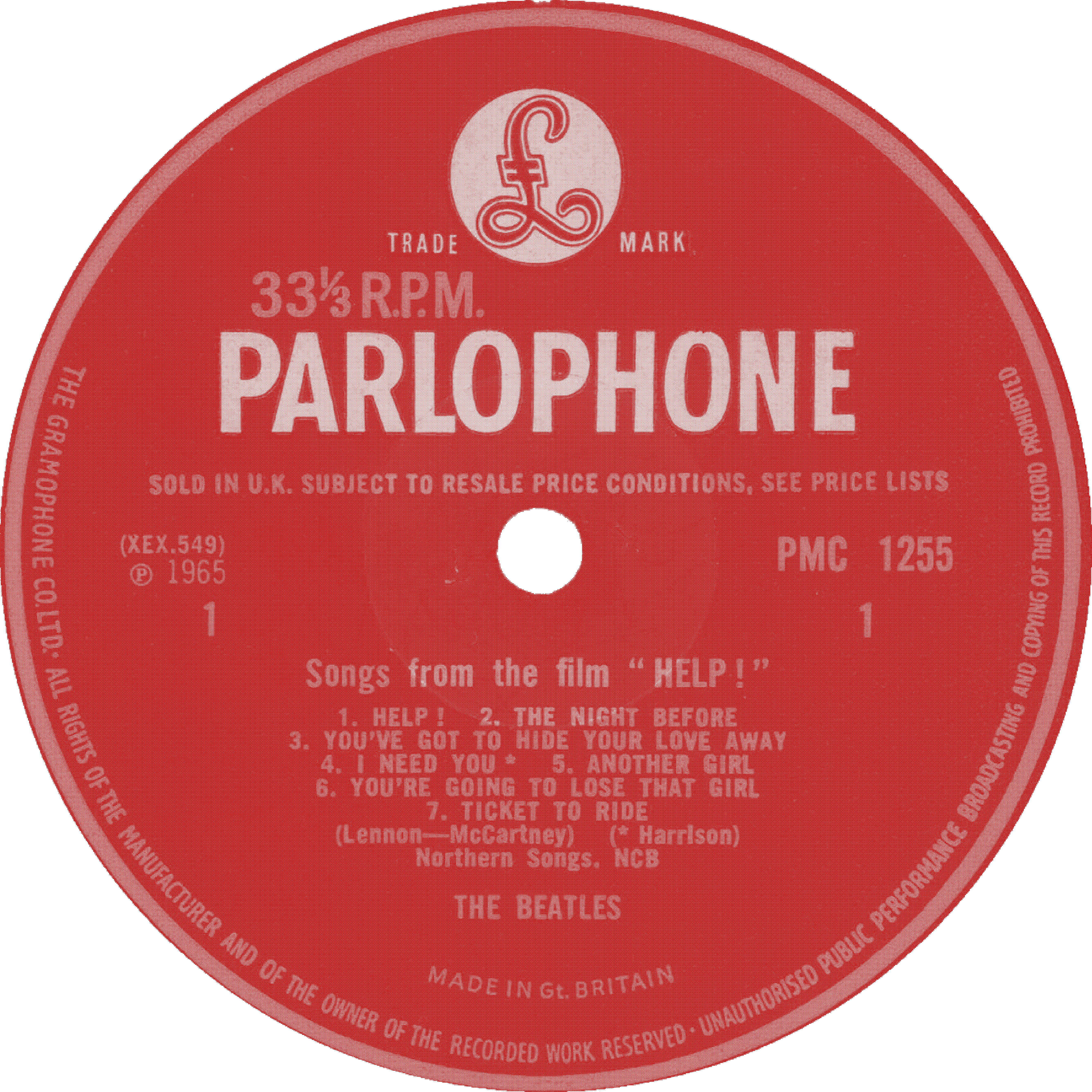 Vinyle Help! — The Beatles